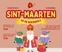 De Sint komt naar de boerderij!